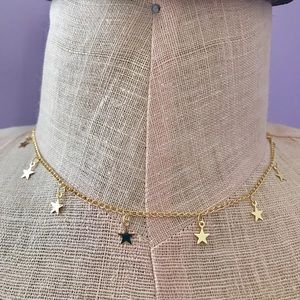 Gold star choker!!